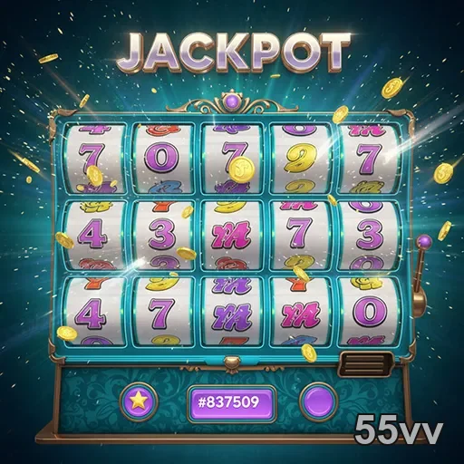Tela de celular exibindo jogos de slot na 55vv para acesso móvel